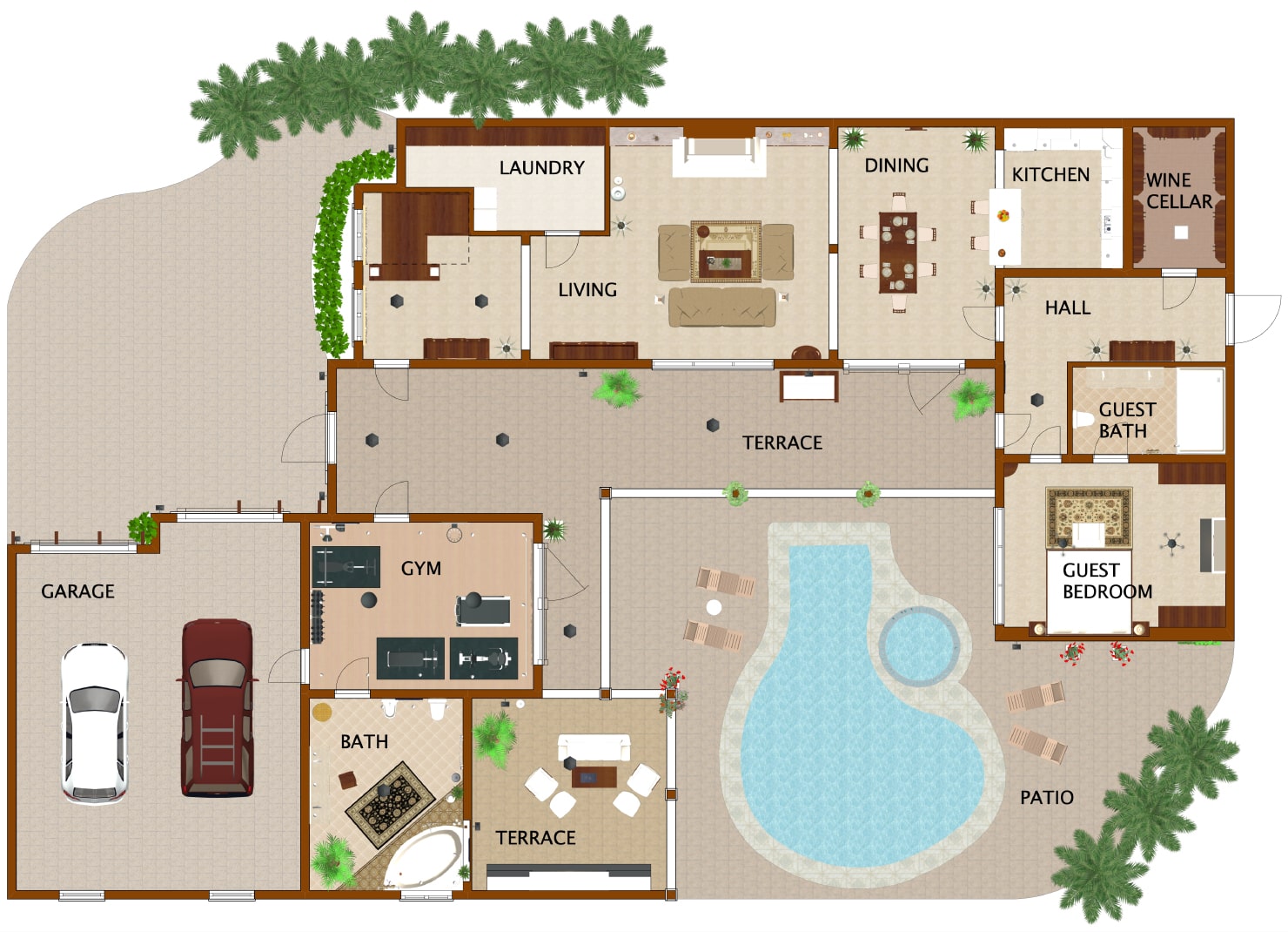 2D Residential Building Map